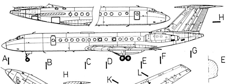 Ту 134 чертежи авиация и время