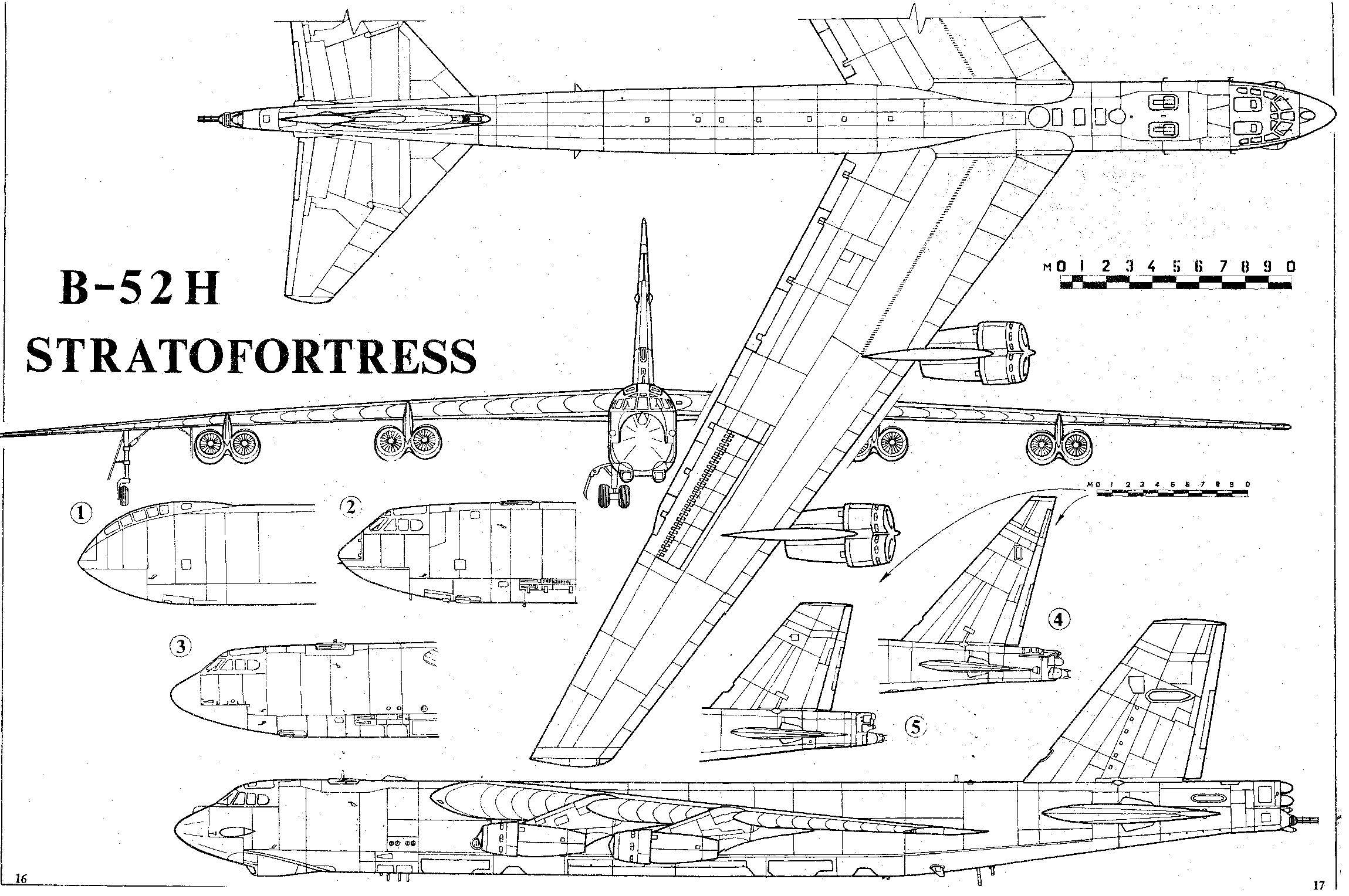 B 52 чертеж