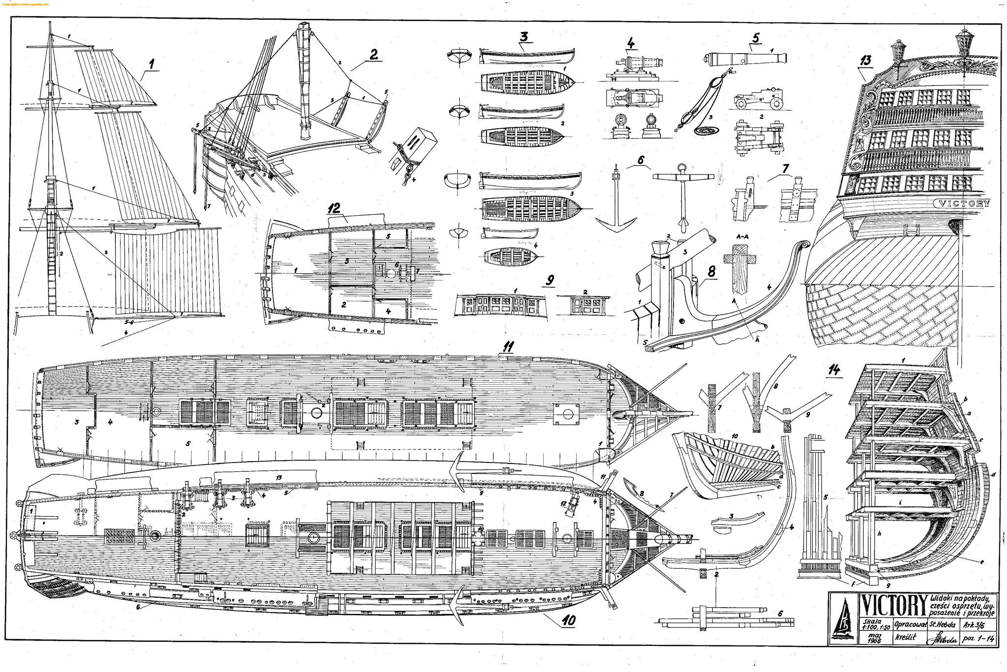 Чертежи hms victory